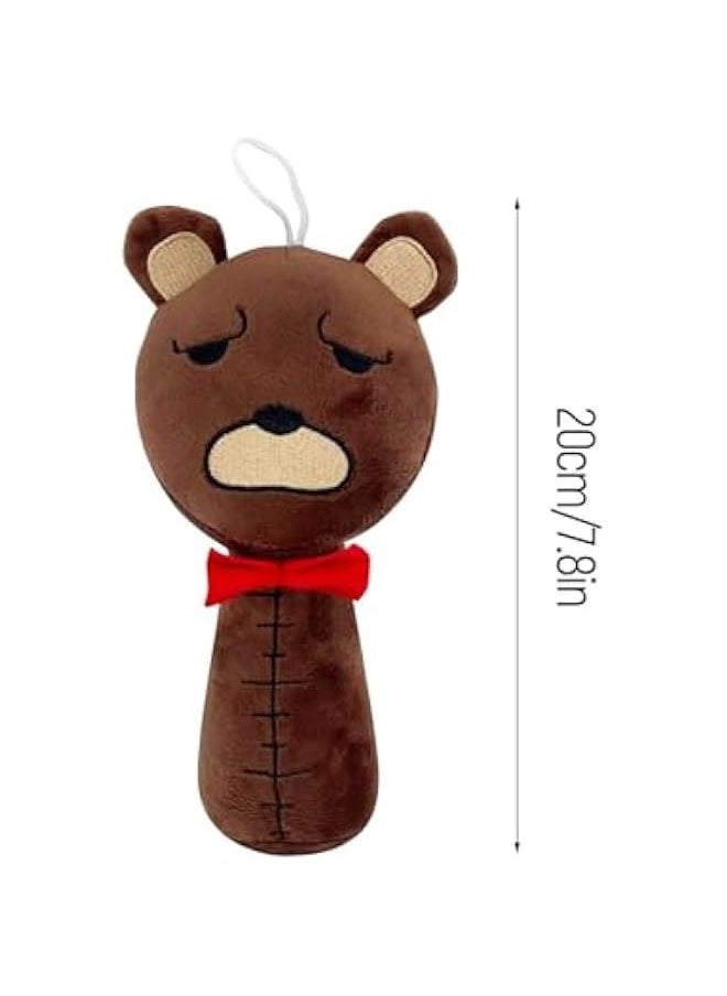 Sprunki Plush, Stuffed Figure Pillow for Horror Game Fans for Room Decor (Bear)