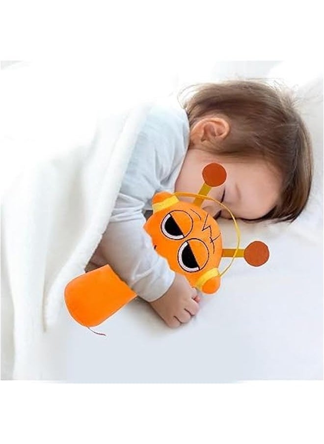 Sprunki Game Plush, Sprunki Toys Plush,Soft Stuffed Animal Pillow Doll  Birthday Gifts for Adult Kids(Orange)