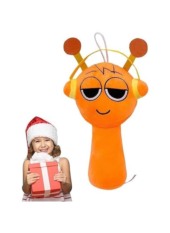 Sprunki Game Plush, Sprunki Toys Plush,Soft Stuffed Animal Pillow Doll  Birthday Gifts for Adult Kids(Orange)