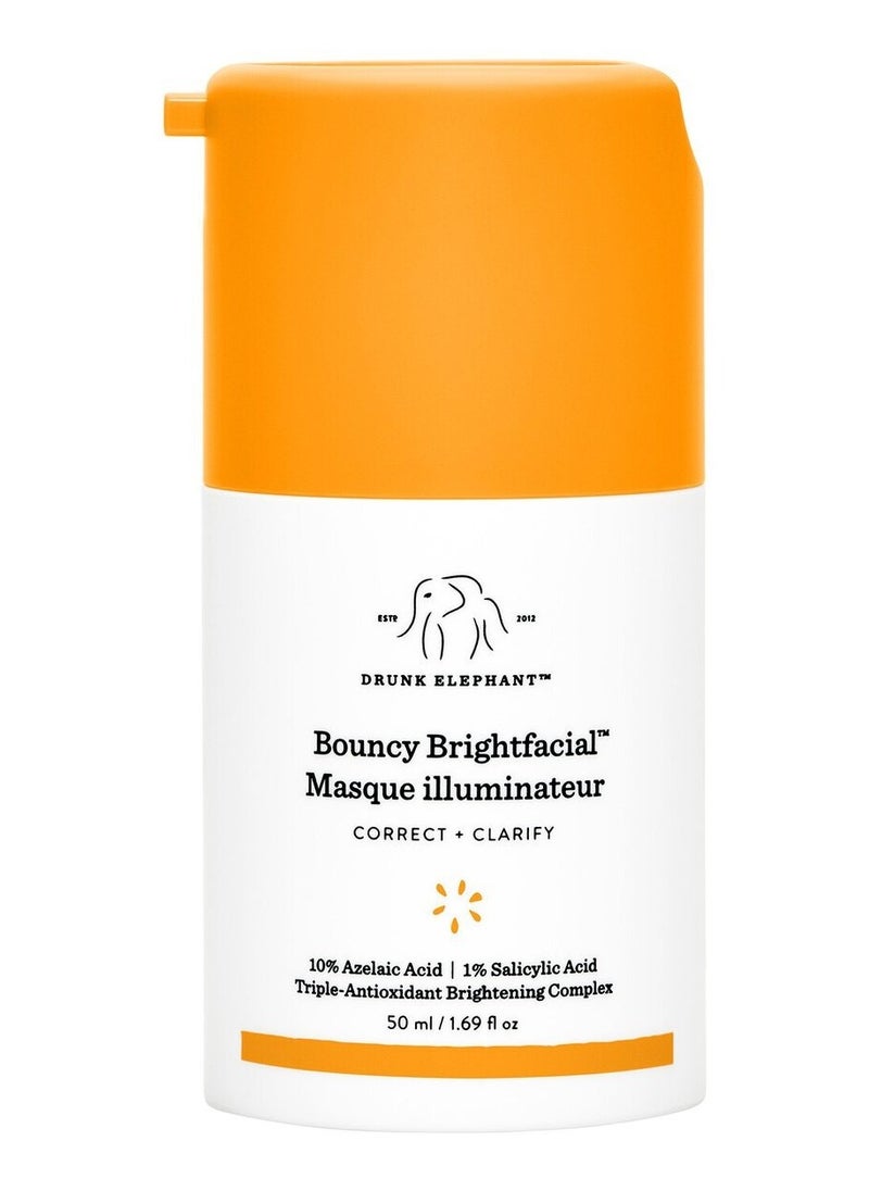 Drunk Elephant Bouncy Brightfacial Illuminating Mask with Azelaic & Salicylic Acid - 50ml