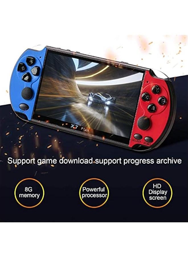 Handheld Game Console - Retro Games Console, 5.1 Inch Dual Joystick Multiple Games, Portable Game Machine Built in Classic Games Best Kids and Adult