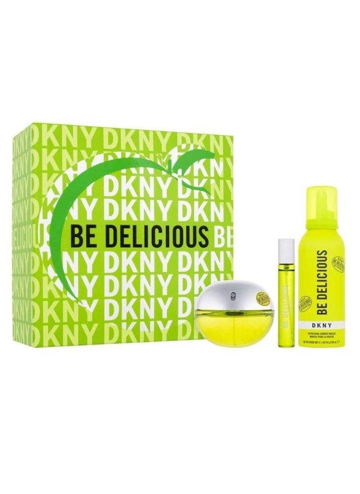 Donna Karan Be Delicious Set EDP 100ml + EDP 15ml + Shower Mousse 150ml🌟🌟🌟🌟🌟