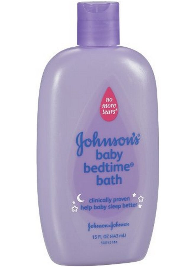 Johnson's Bedtime Bath No More Tears, 15 Ounce (Pack of 2)