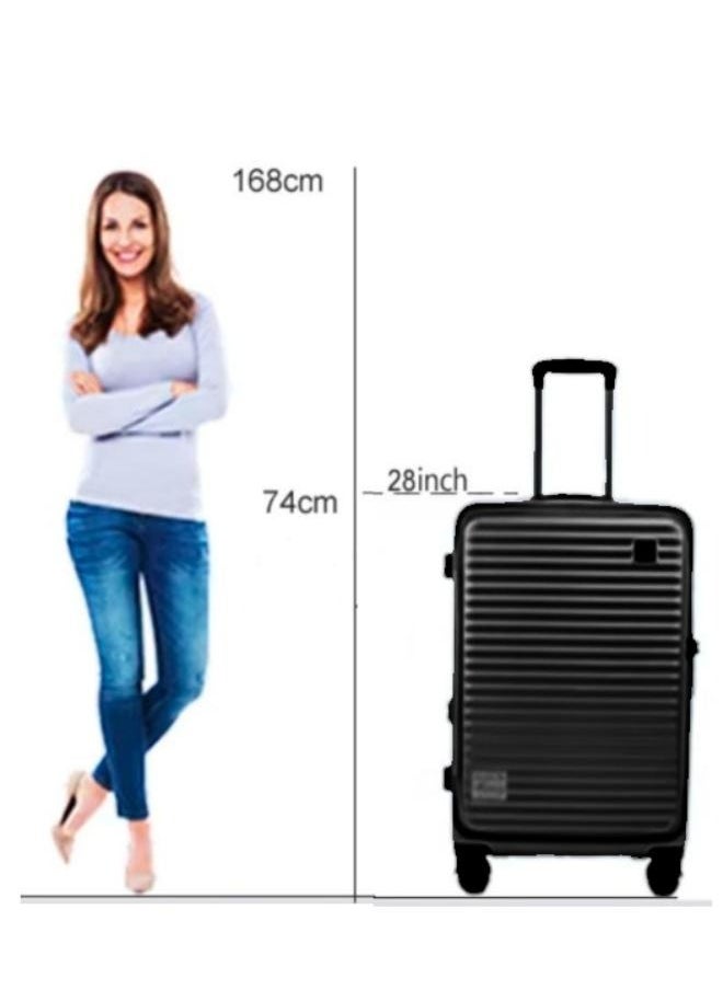 28inch Expandable Large-capacity Convenient Multi-functional Anti-theft Luggage with 360 degree Wheels Silent with TSA lock