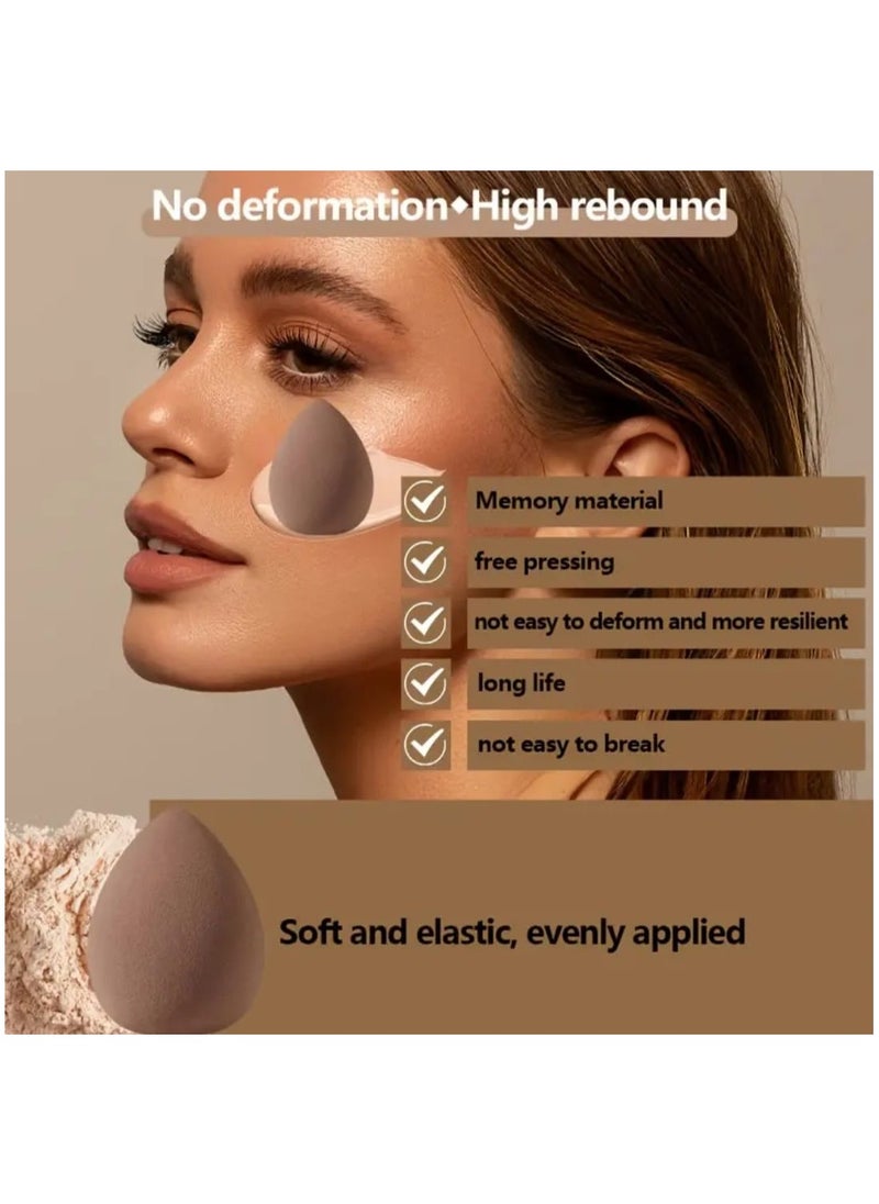 37-Piece Makeup Tools Set – 20-Piece Makeup Brush Set, Triangle & Mini Air Cushion Powder Puffs, Beauty Sponge, Brush Cleaning Tool & Eyelash Curler