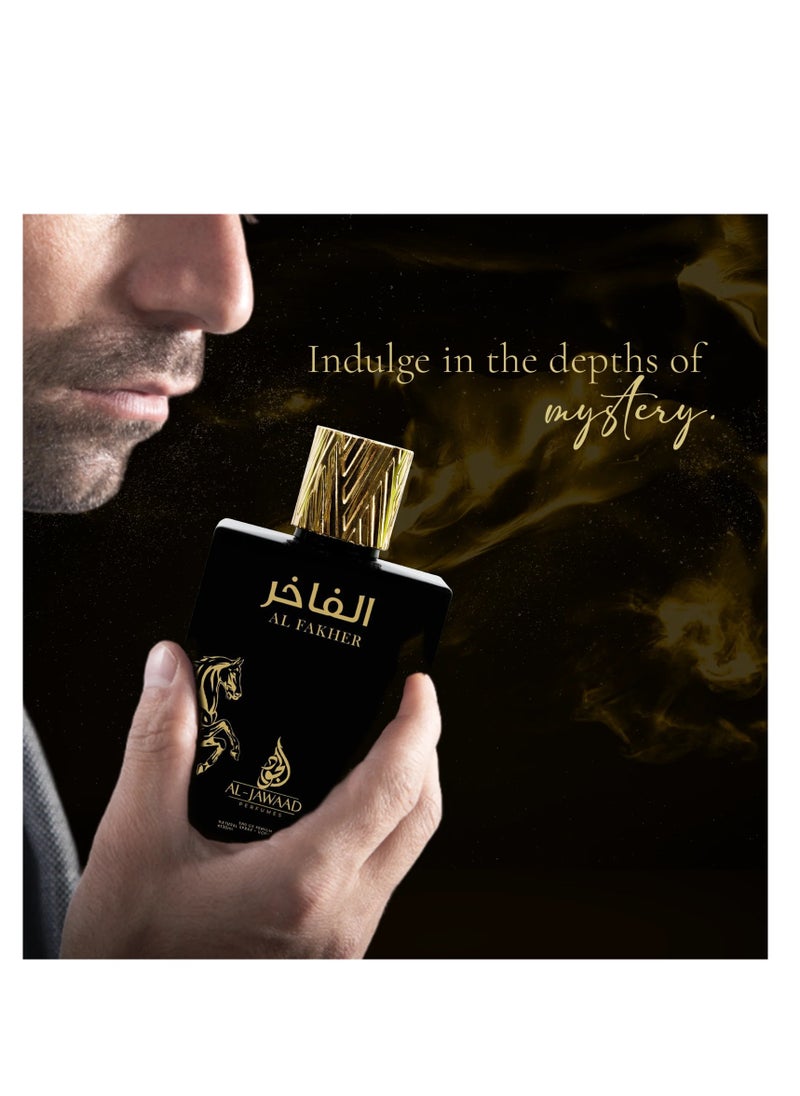 عطور للرجال 100 مل الفاخر، عطر شرقي فاخر، أو دو بارفان طويل الأمد، برائحة خشبية، العود، وخشب الأرز، زجاجة كبيرة