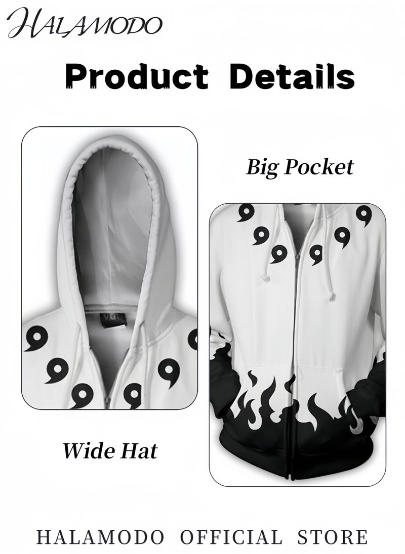 Unisex Hoodies with 3D Printed Sweatshirt Novelty Long-Sleeved Tops Fashion Youth Pullovers Casual Sweatshirts Sportswear with Drawstrings & Large Pockets for Men Women Boys Girls