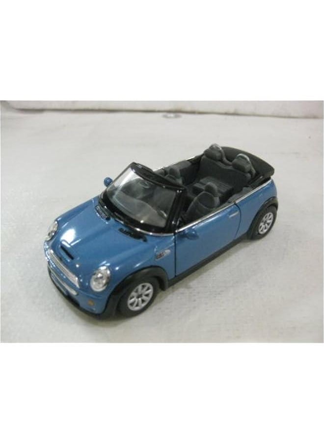 Kinsmart Mini Cooper S Convertible 1/28 Blue