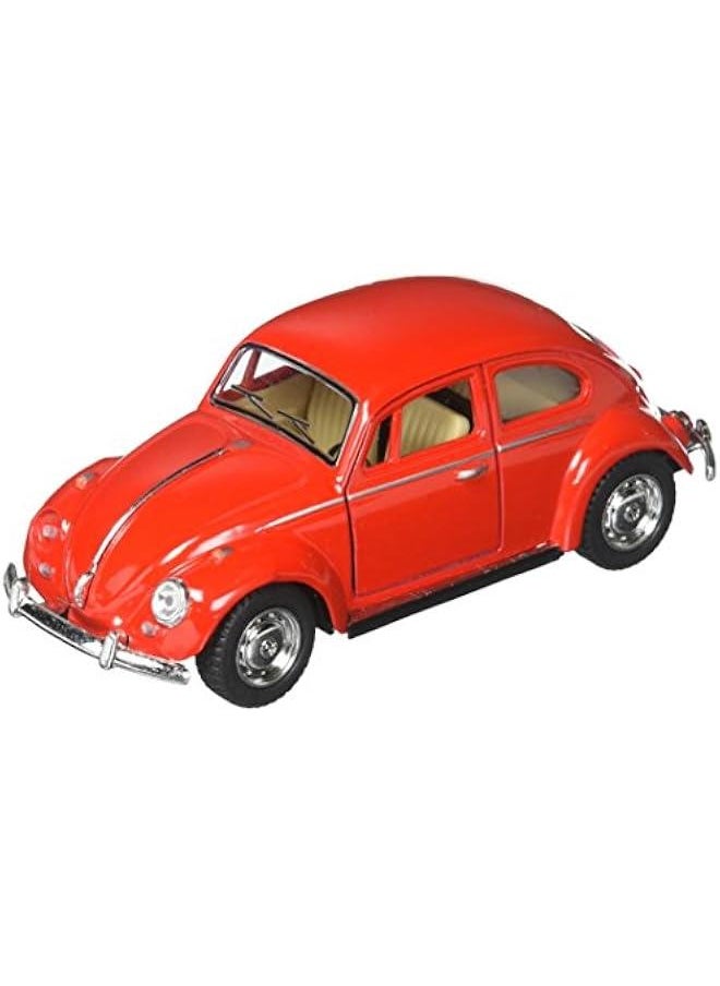 5 Classic 1967 Volkswagen Beetle 1:32 Scale (Red) by Kinsmart