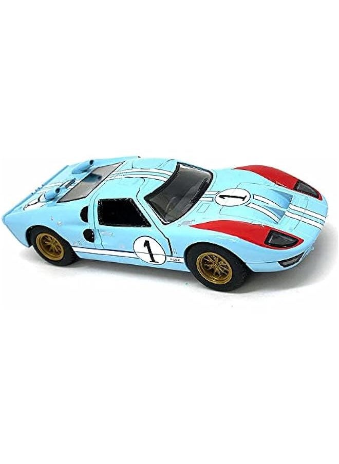 SetOf3 1966 Ford GT40 MKII Heritage Edition 5 1:32 Scale Die Cast Metal Model Toy Super Race Car Blue Brown Black