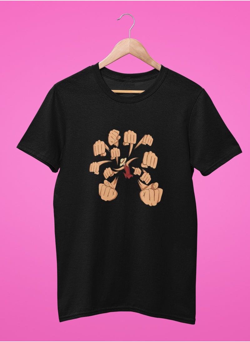 Luffy OnePiece Punch T-Shirt Design Adult