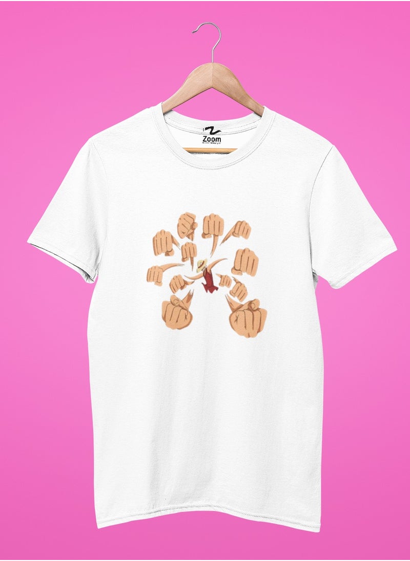 Luffy OnePiece Punch T-Shirt Design Adult