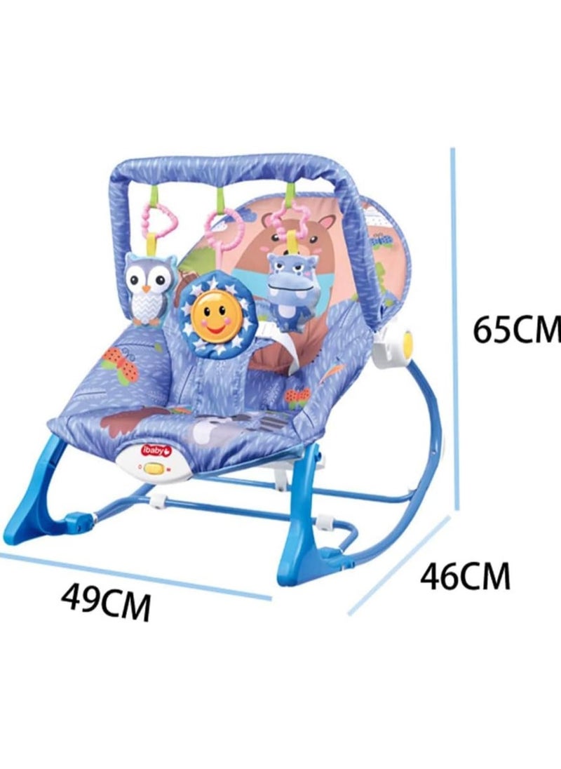 Foldable Baby Rockeing Chair  With Music And Toys