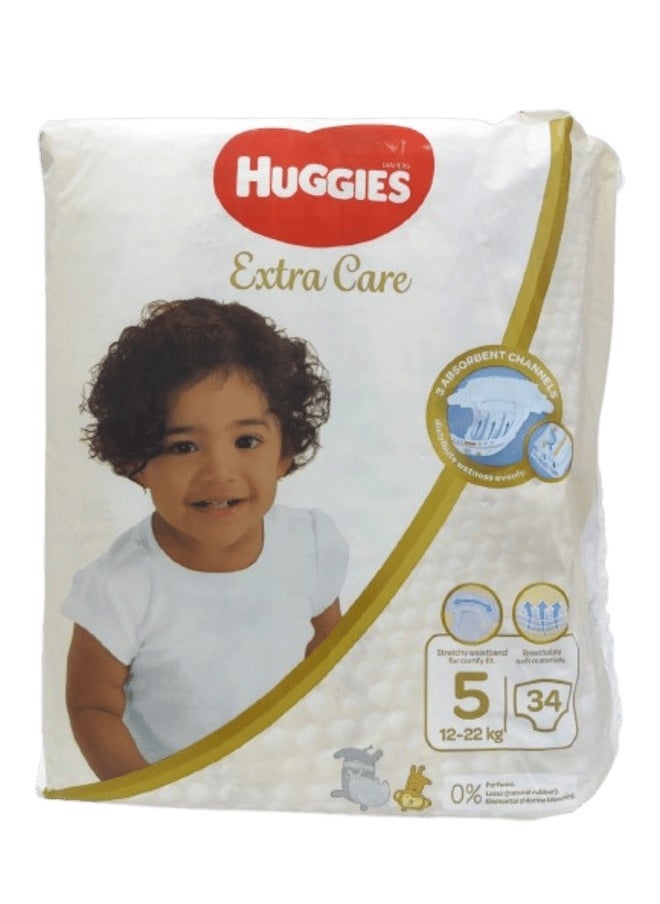 Huggies Premium Care Diapers Size 5 (12-22 kg) 34 Diapers