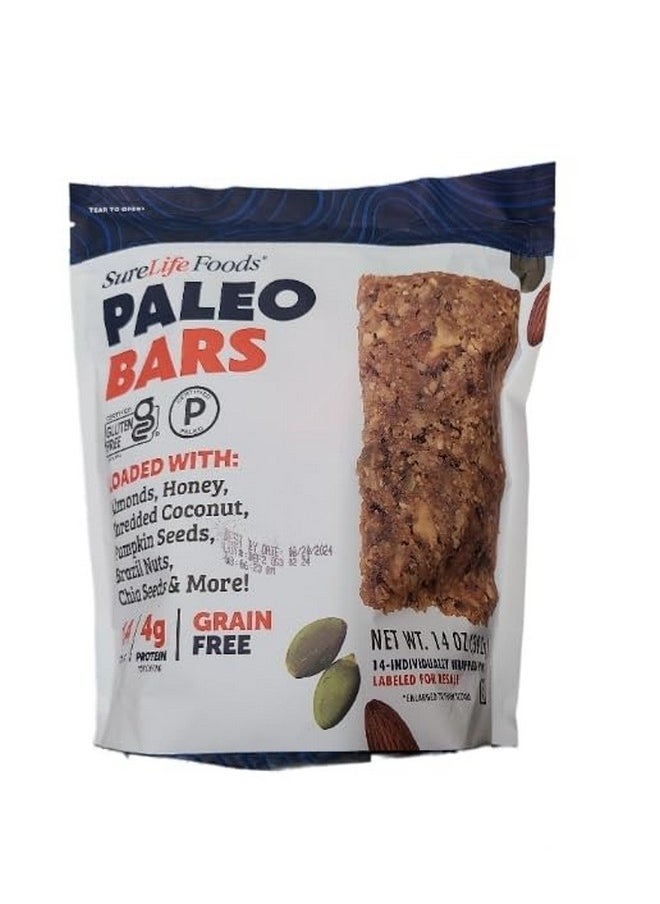 Sure Life Foods Paleo Bars,14 Individually Wrapped