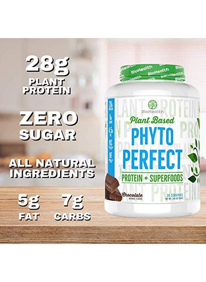 Phyto Perfect Chocolate (2Lb) | Vegan Protein Plus Superfoods | Protein Plus Organic Veggies And Organic Fruits