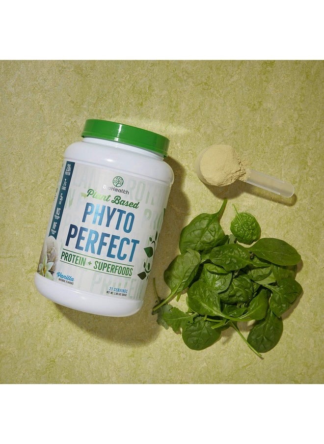 Phyto Perfect Chocolate (2Lb) | Vegan Protein Plus Superfoods | Protein Plus Organic Veggies And Organic Fruits