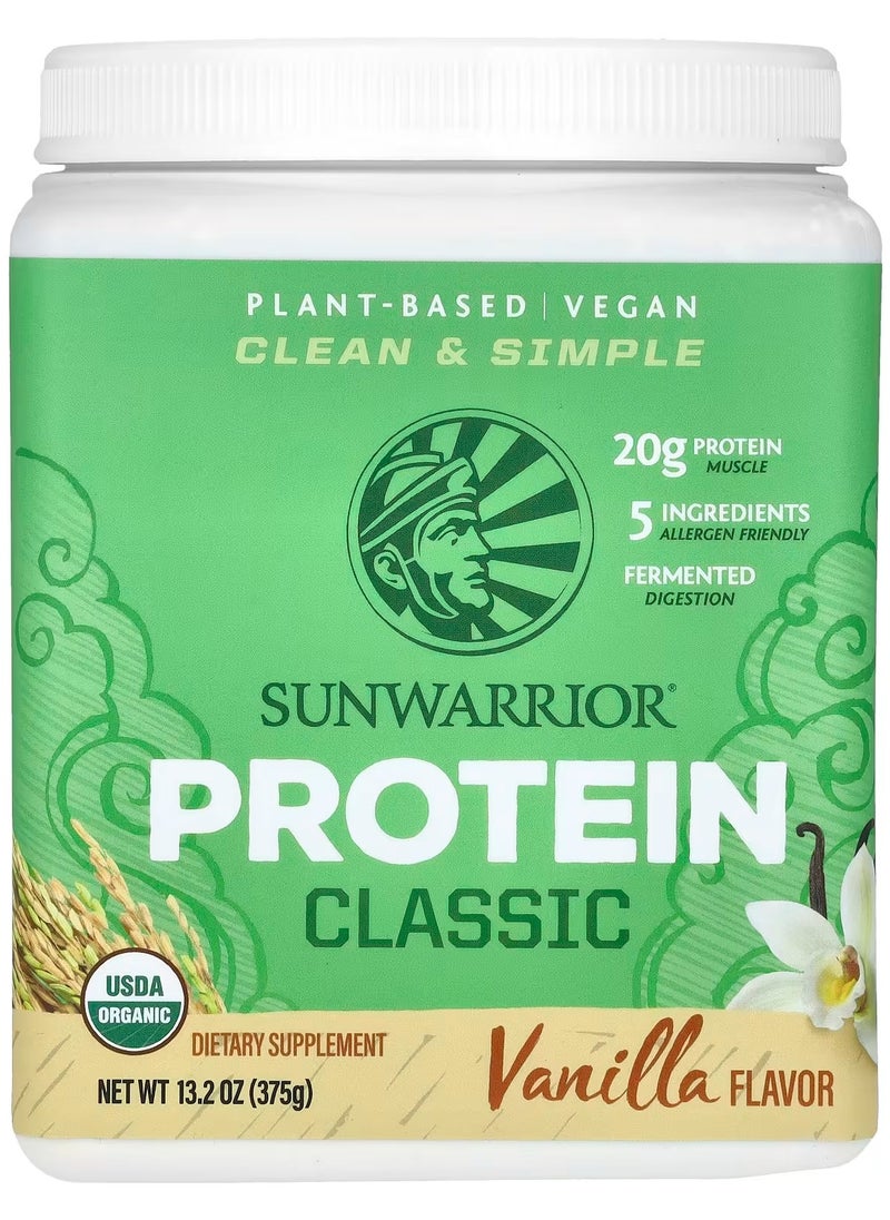 Classic Protein, Vanilla, 13.2 oz (375 g)