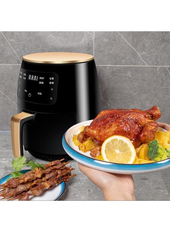 Air Fryer Large Capacity 6L With Clear Window German Technology 2400 Watts Intelligent Air Fryer, Multifunction Smart Touch LCD Airfryer French fries Pizza Fryer