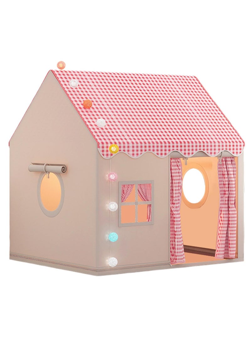 Boys Girls Play Tent Game House Playhouse with  Lights Kids Indoor Outdoor Activity Center