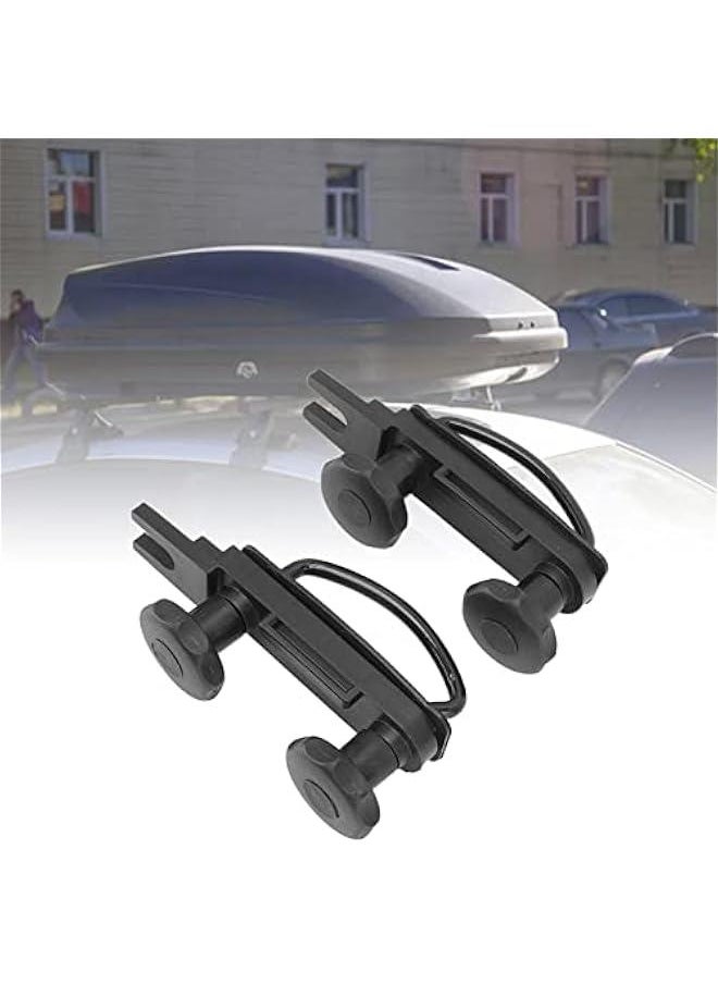 Universal Roof Box U Bolt Clamps - Cargo Roof Rack Bolts - Cargo Carrier Roof Rack Bracket Kit - Cargo Carrier Mounting Fitting - Small Light Roof Luggage Accessories for Most