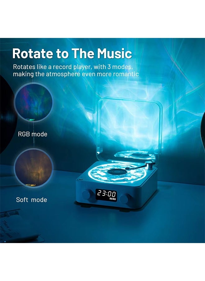 Mini Retro White Noise Bluetooth Speaker Portable Vintage Sleep Aid Bluetooth Speaker Subwoofer With RGB Light Support TF Card