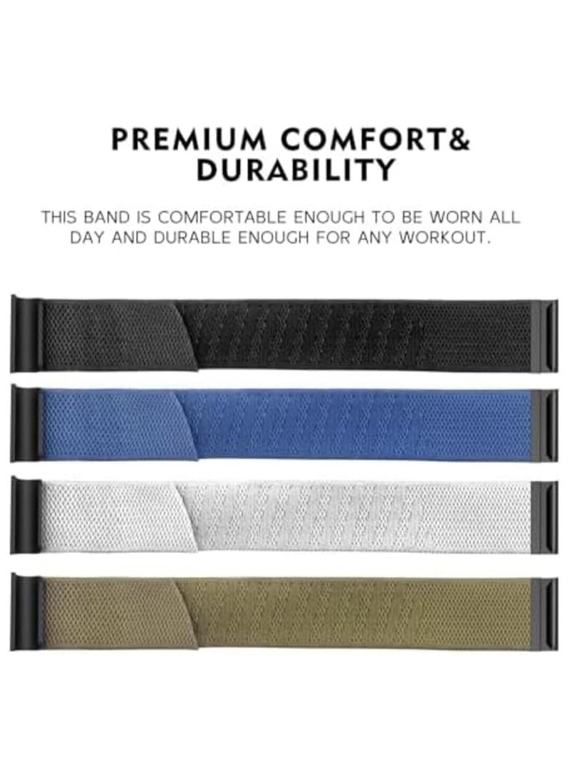 Soft Nylon Replacement Band Compatible with Whoop 4.0 Band | 3.0 Wearable Health, Fitness & Activity Tracker Stylish & Adjustable Wristband Replacement Strap Easy to Use and Perfect for Every Occasion