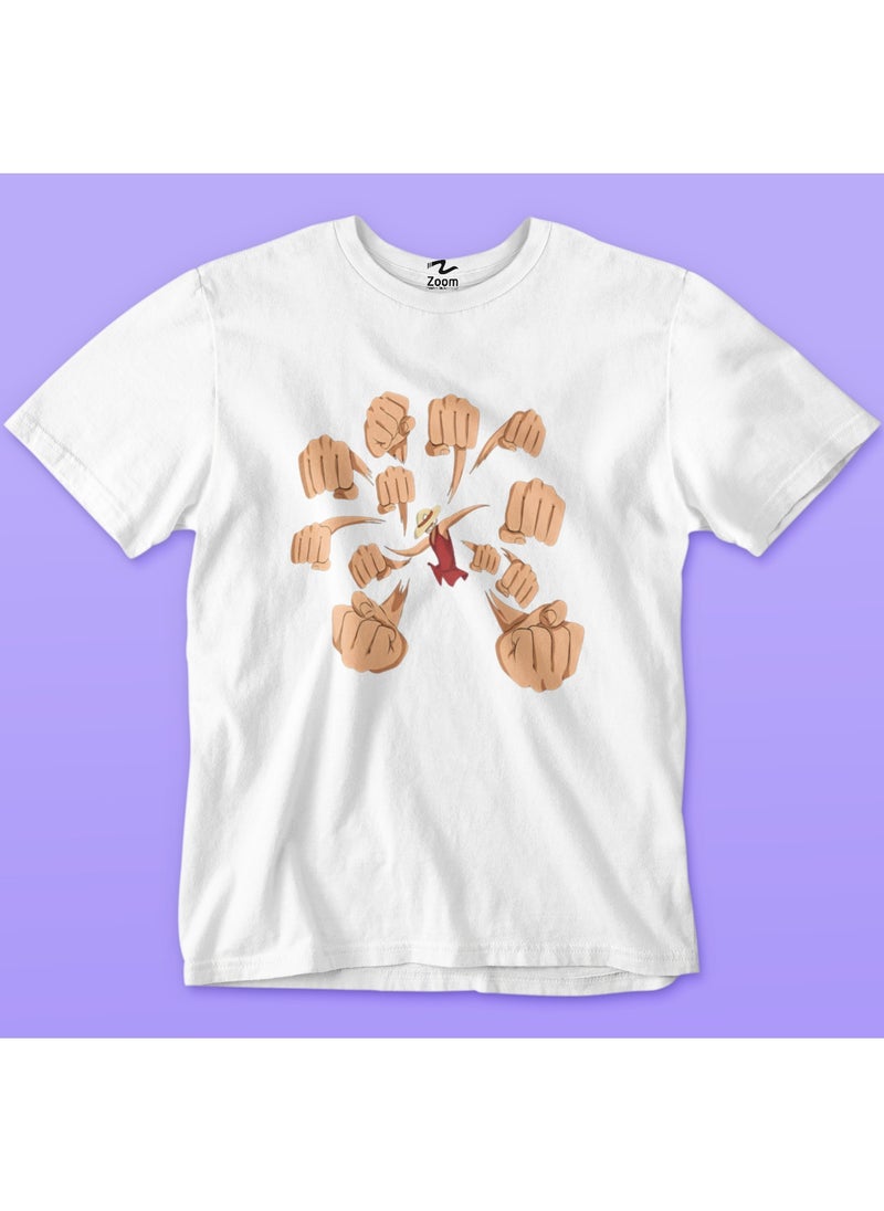 Luffy OnePiece Punch T-Shirt Design Kids