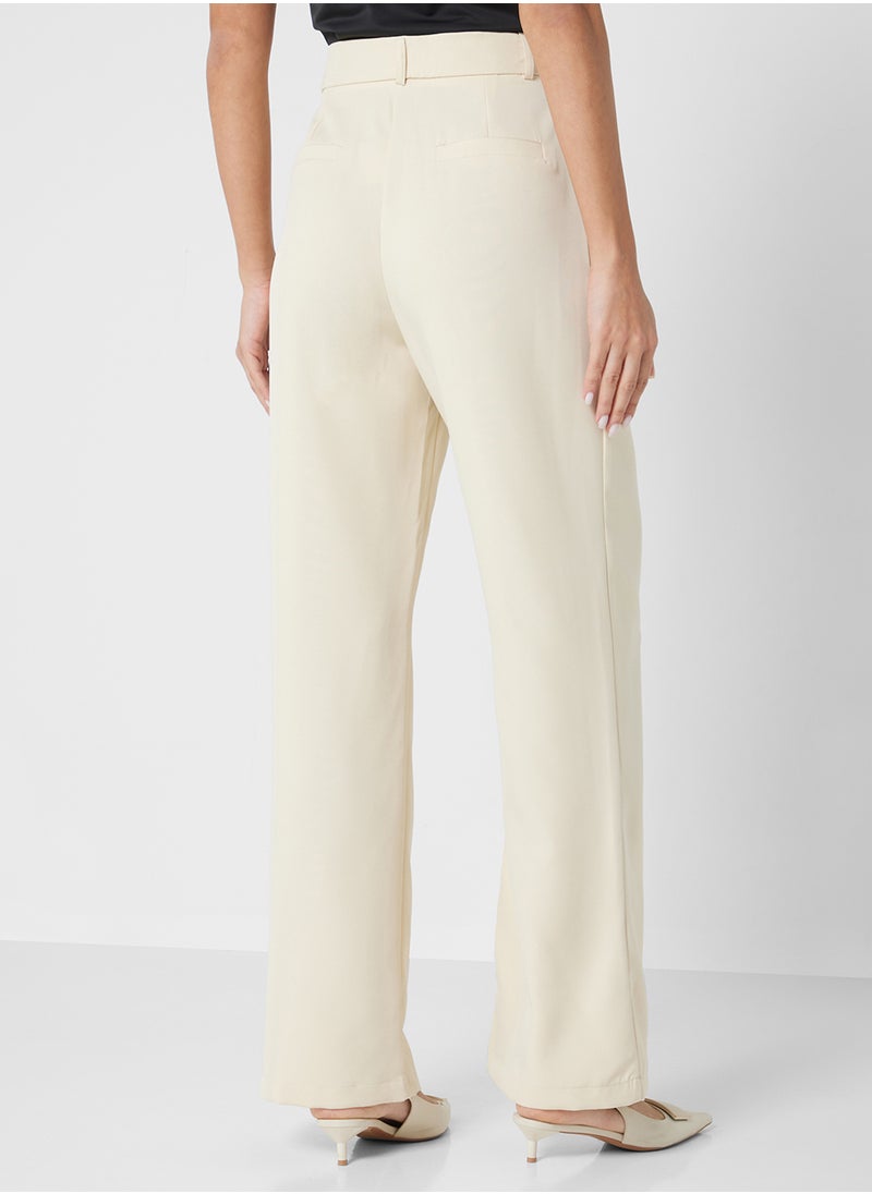 High Waisted Tailored Pants