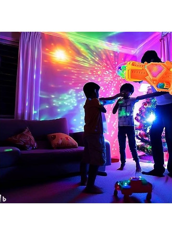 Light-Up Musical Toy Gun with Colorful Effects - Fun and Safe for Kids of All Ages (Orange)