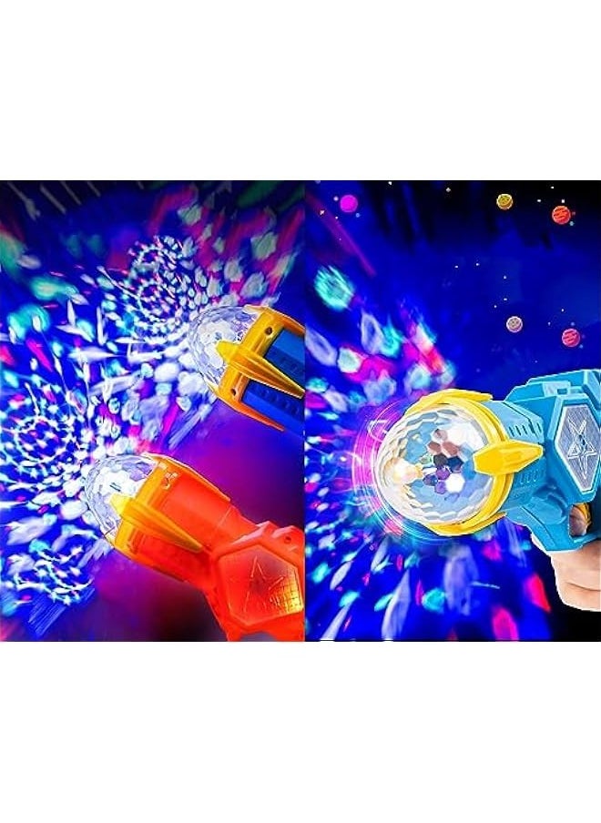 Light-Up Musical Toy Gun with Colorful Effects - Fun and Safe for Kids of All Ages (Orange)