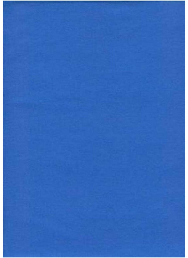 SheetWorld Fitted 100% Cotton Percale Pack N Play Sheet 29 x 42, Royal Blue Woven, Made in USA