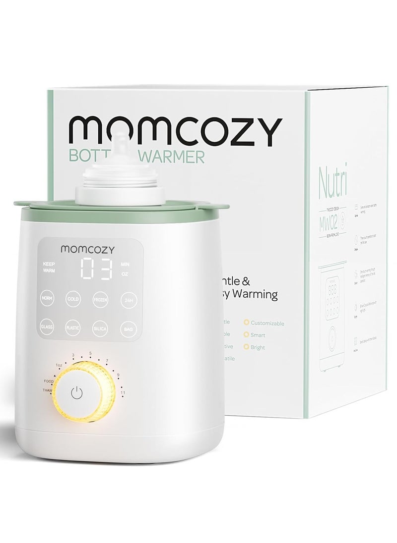 Bottle Warmer, 9-in-1 Baby Bottle Warmer with Night Light, Accurate Temperature to Preserve Fullest Nutrients in Breast Milk, Bottle Warmers for All Bottles with Breastmilk or Formula