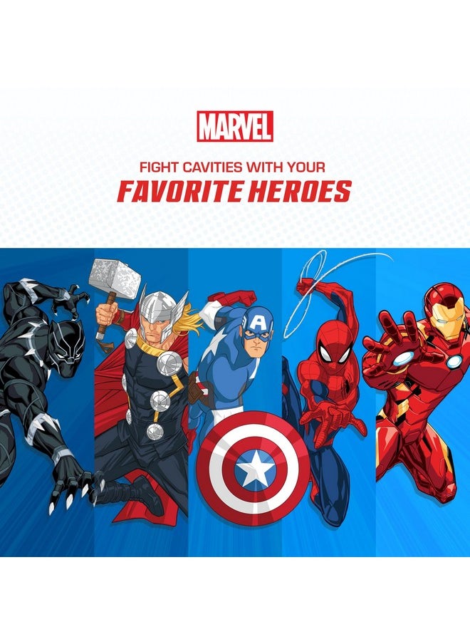 Brush Buddies Marvel Spider-Man Toothbrush for Kids, Soft & Rounded Bristles, Poppin' Fun Spiderman Kids Toothbrush, Ultra Soft Pop-up Toothbrush with Superhero Toothbrush Cover
