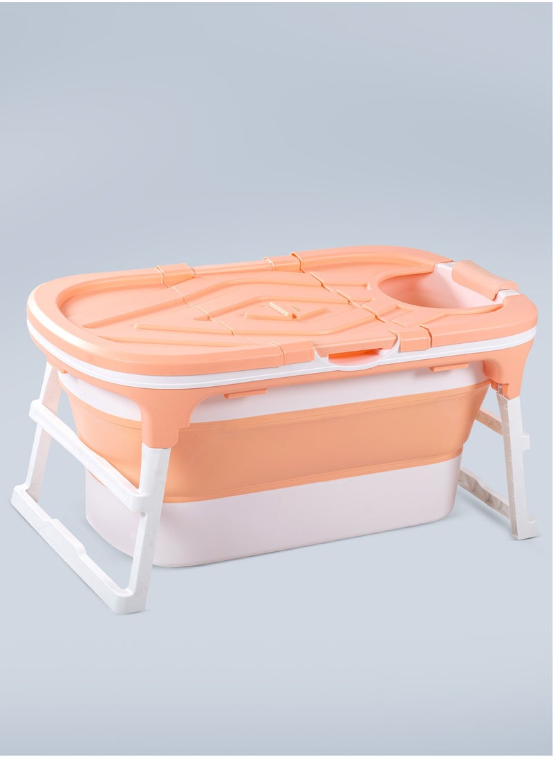 Baybee Haven Foldable Baby Bath Tub for Kids u0026 Adults, Portable Baby Mini Swimming Pool for Kids Teens with Foldable Anti Skid Base, Closing Lid u0026 Drainer, Kids Bathtubs for Adults Boy Girl