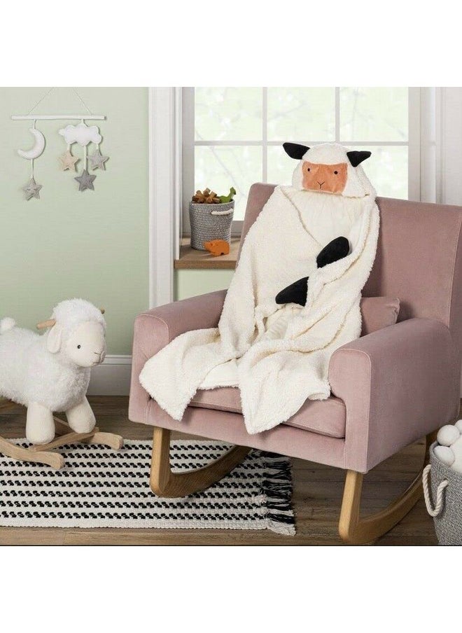 Pillowfort™ Hooded Blanket Various Styles (Lamb, Cream)