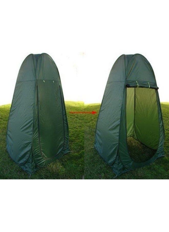 Saiyam Polyester Portable Toilet Pop up Changing Dressing Tent for 1 person (Green)