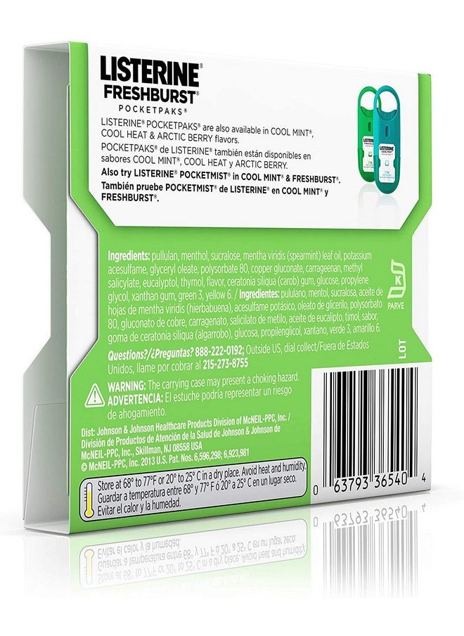 Listerine Fresh Burst Mouth Freshener - 24 Breath Strips