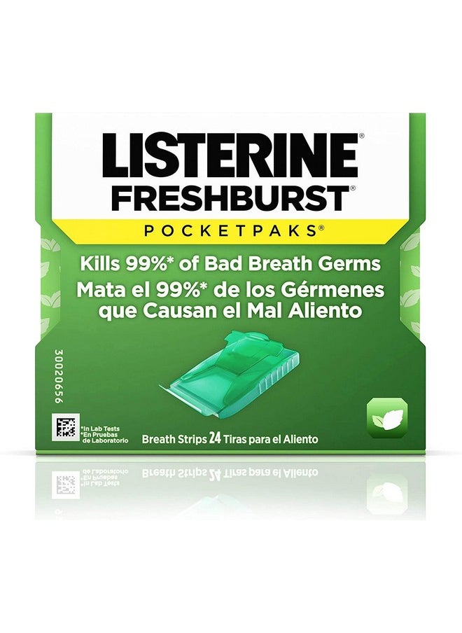 Listerine Fresh Burst Mouth Freshener - 24 Breath Strips