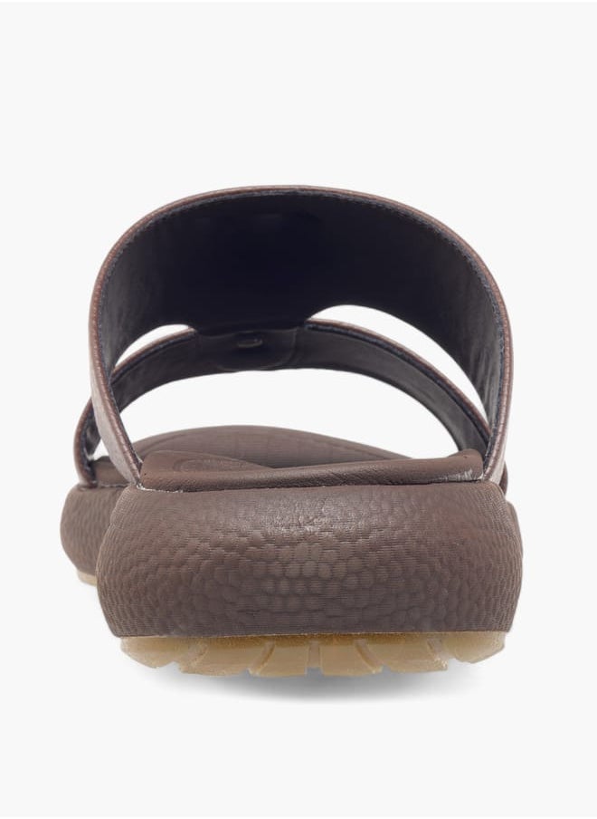 Men Cutout Detail Slip-On Arabic Sandals