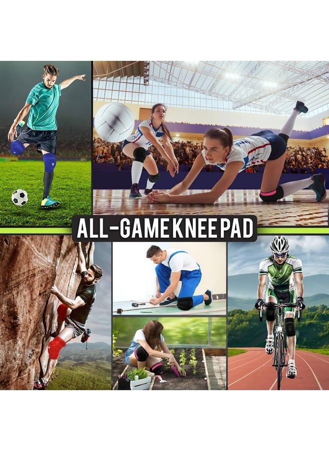Knee Pads For Work, Oeko Tex Certified, Anti-Slip Protective Thick Padded Foam Pad, Collision Avoidance Sleeves Pair, Mma Muay Thai Grappling Volleyball Football Wrestling Gardening, Men Women