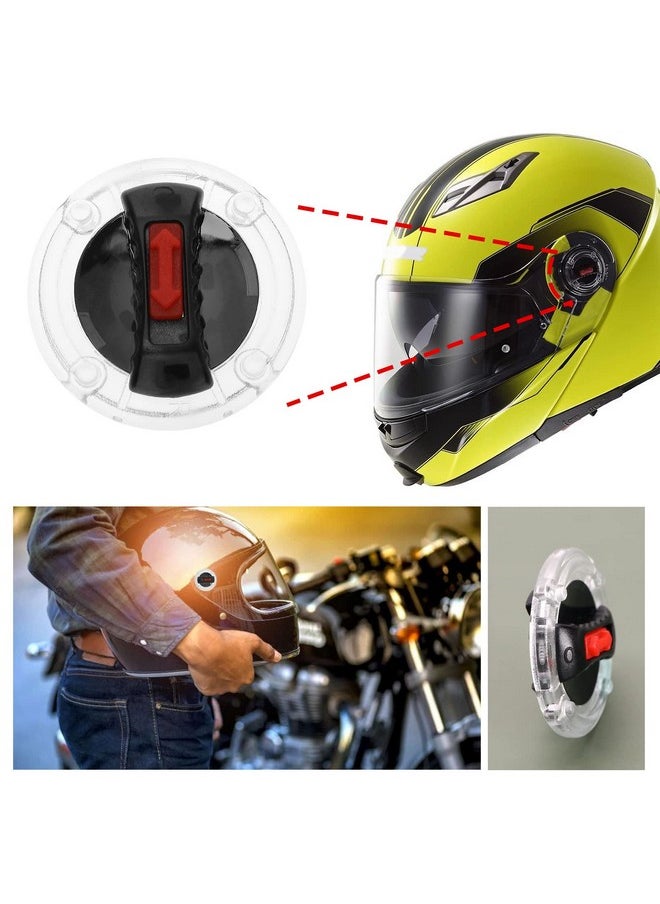 Micro Traders 1 Pair Helmet Shield Lock Motorcycle Helmet Visor Clip Lenses Rotate Switch Compatible with LS2 Helmet Lens FF370 FF396 FF394 FF358 FF386 FF387 FF310 OF569 OF578