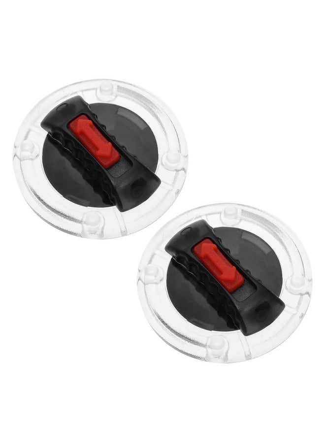 Micro Traders 1 Pair Helmet Shield Lock Motorcycle Helmet Visor Clip Lenses Rotate Switch Compatible with LS2 Helmet Lens FF370 FF396 FF394 FF358 FF386 FF387 FF310 OF569 OF578