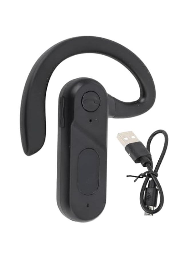 Single Ear Bluetooth Headset, Hands fr ee Headset with Digital Display, Bluetooth 5.2 Earpiece Earphone, Graphene Diaphragm Technology, Suitble for Driving Running