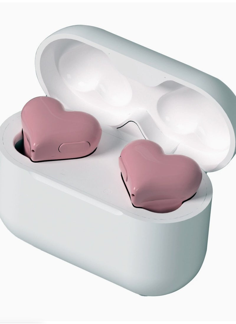 Heart-shaped in-ear wireless Bluetooth headset