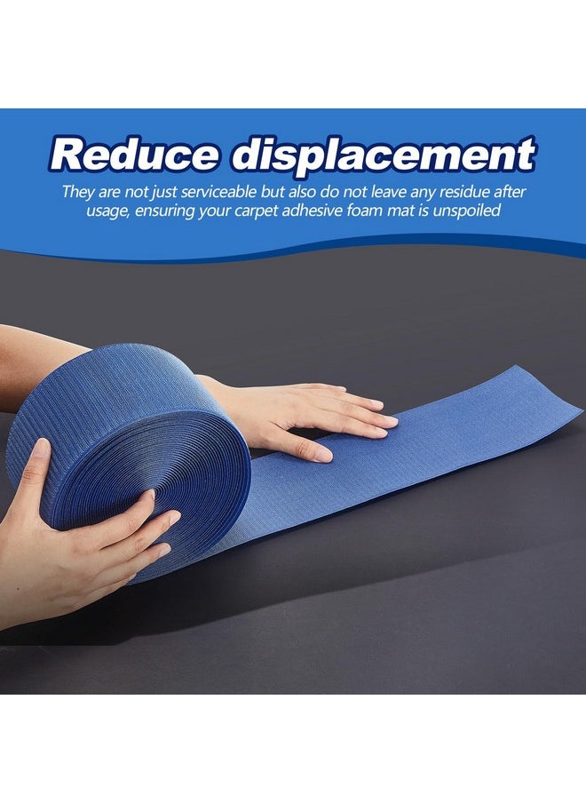 2 Rolls 84 Ft Gymnastics Mat Hook Fastener Nylon Hook Mat Fastener 4