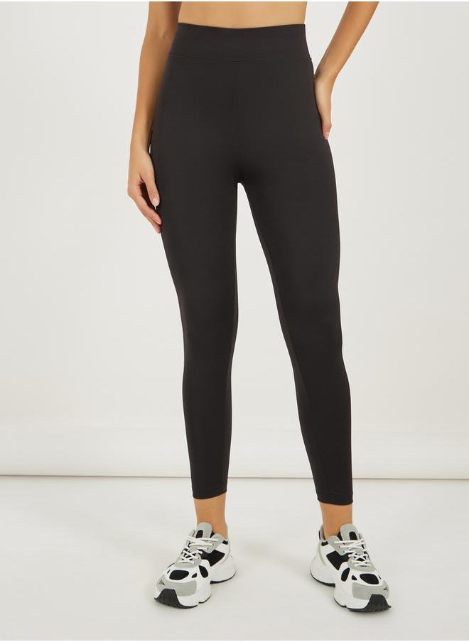 Pack of 2 - Broad Waistband Basic Leggings