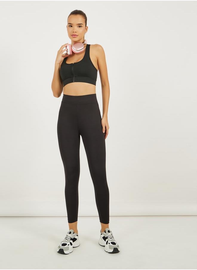 Pack of 2 - Broad Waistband Basic Leggings