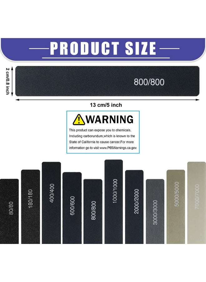 Honoson 20 Pcs Sanding Sticks for Plastic Models Polishing Sticks Assorted Metal and Wood Sanding Tools Accessory for Model Craft Amateur Beginner (Low Grits Rating,Classic Style)