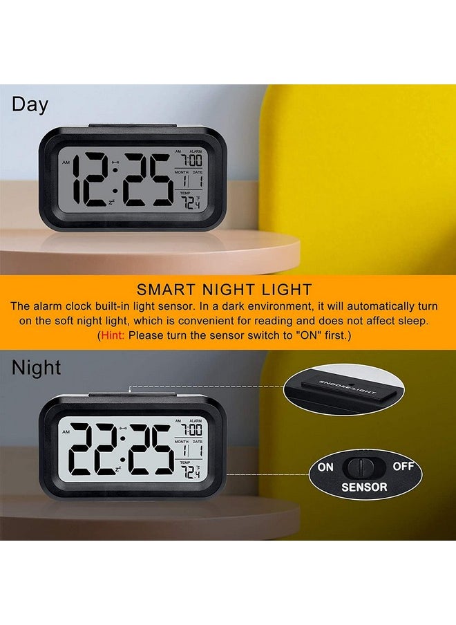 Kadio Digital Black Clock